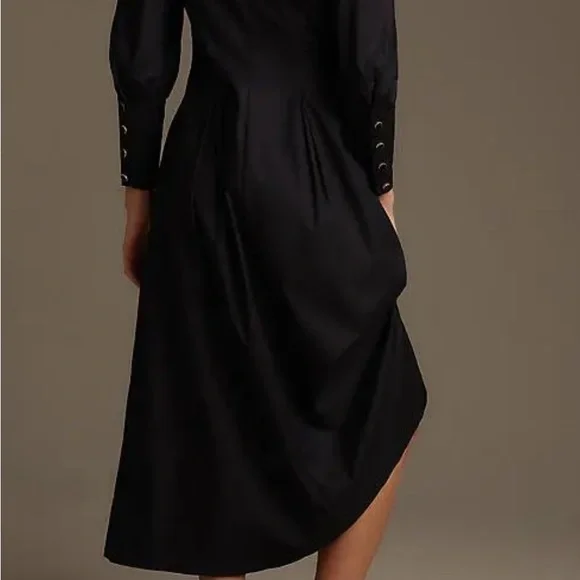 Reformation Black Halia Dress, Size 0 - Picture 2 of 7